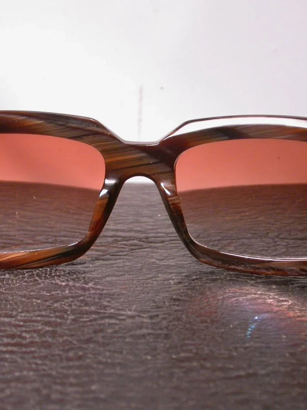 Authentic Bvlgari Horn Stripe Luxury Sunglasses Frames ONLY Italy